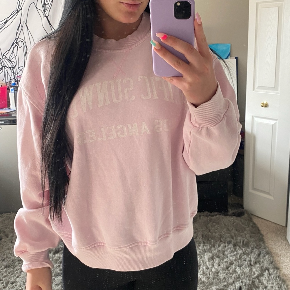 Comfy Pink Crew Neck from PacSun